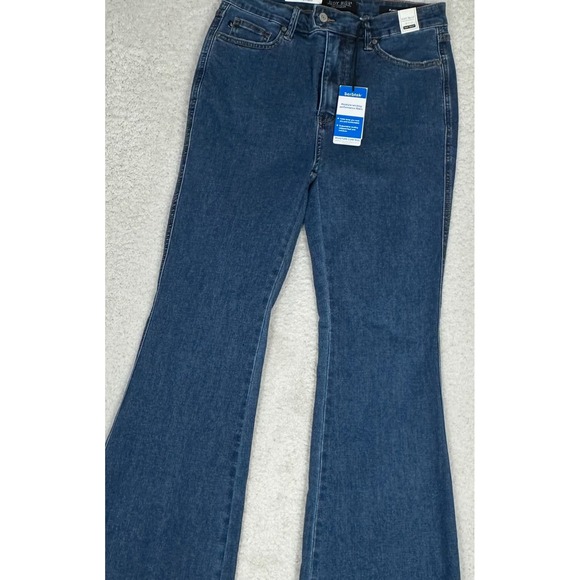 Judy Blue Denim - Judy Blue Sz 13/31 High Waist Flare Jeans Medium Wash Sorbtek Moisture Wicking